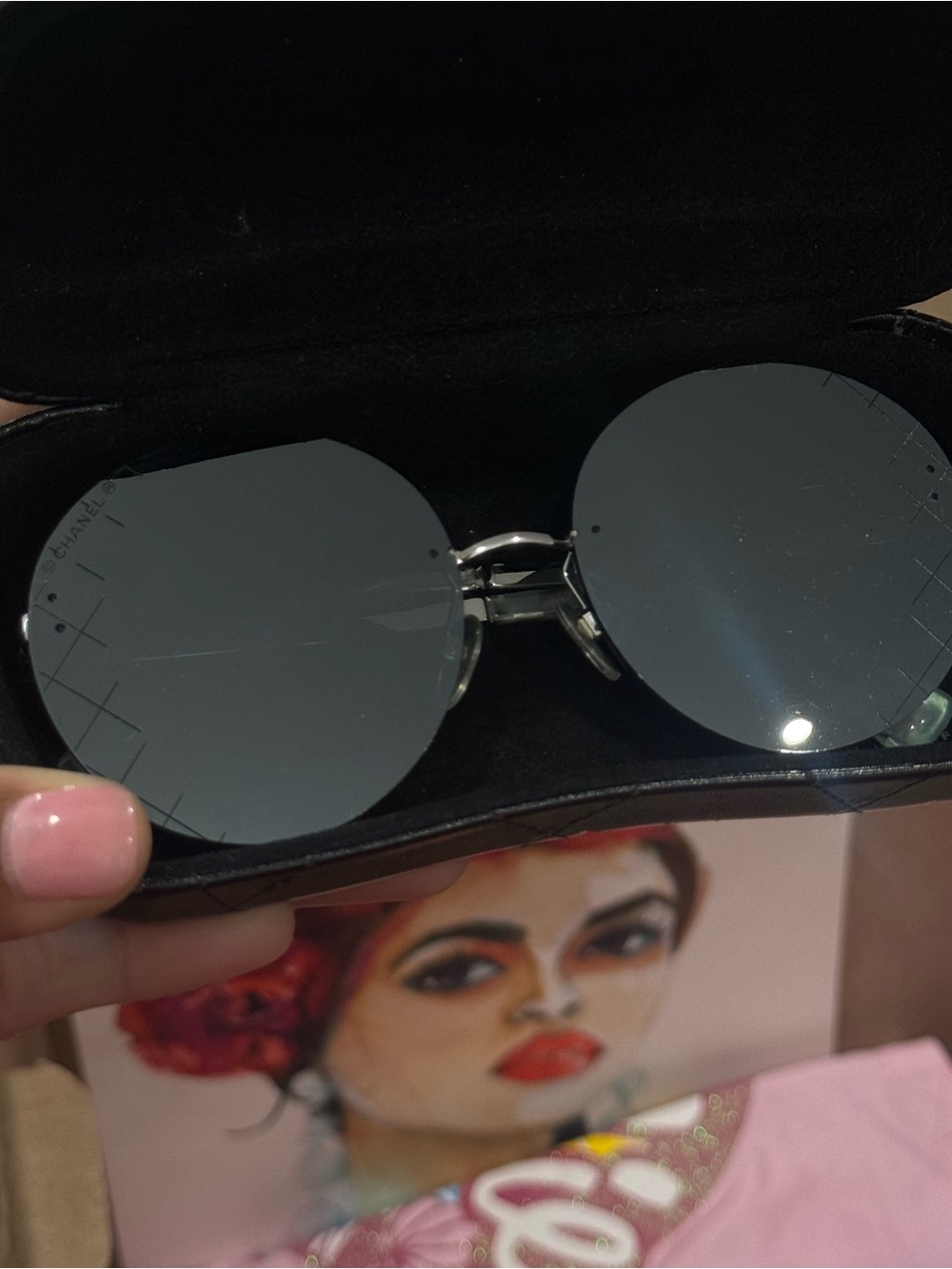CHANEL Sunglasses Round 4216 Runway
Quilting C. 459/c6. 58